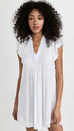 Buy ⭐ Poupette St Barth Sasha Mini ???? Dress White ✔️