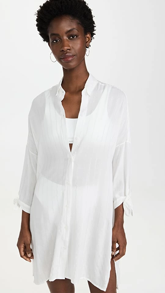 Best Sale ???? Peixoto Josie Tunic Metallic Stripe ⭐ 1 Best Sale ???? Peixoto Josie Tunic Metallic Stripe ⭐