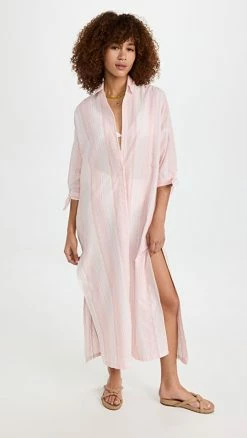 Cheap ???? Peixoto Josephine ???? Dress Sorbet Pink Stripe ????