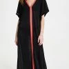 Flash Sale ???? Pitusa Abaya Maxi ???? Dress Black W/Fuchsia ????