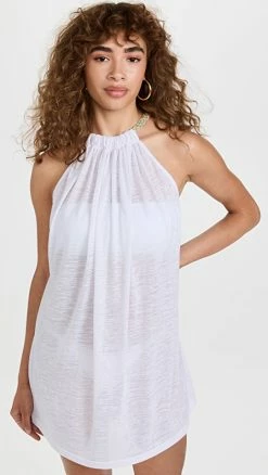 Promo ???? Pitusa Aegean Mini Cover Up White ✨