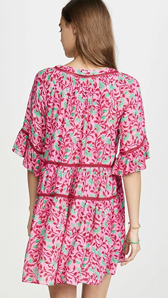 Flash Sale ???? Playa Lucila Floral ???? Dress Pink/Green ???? 2 Flash Sale ???? Playa Lucila Floral ???? Dress Pink/Green ???? - Image 2