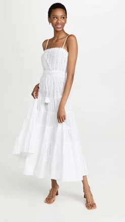Best reviews of ???? Playa Lucila Eyelet White Maxi ???? Dress ????