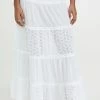 Best Sale ???? Playa Lucila Smocked ???? Skirt White Eyelet ????