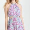 Flash Sale ???? Playa Lucila Mini Cutout ???? Dress Mint Retro Print ????