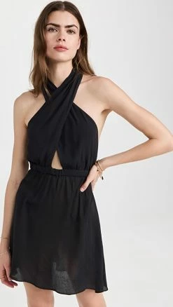 Coupon ❤️ Playa Lucila Halter ???? Dress Black ????