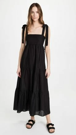 Coupon ???? Playa Lucila Tie Shoulder ???? Dress Black ????