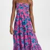 Top 10 ???? Playa Lucila Cutout Maxi ???? Dress Pink Print ????