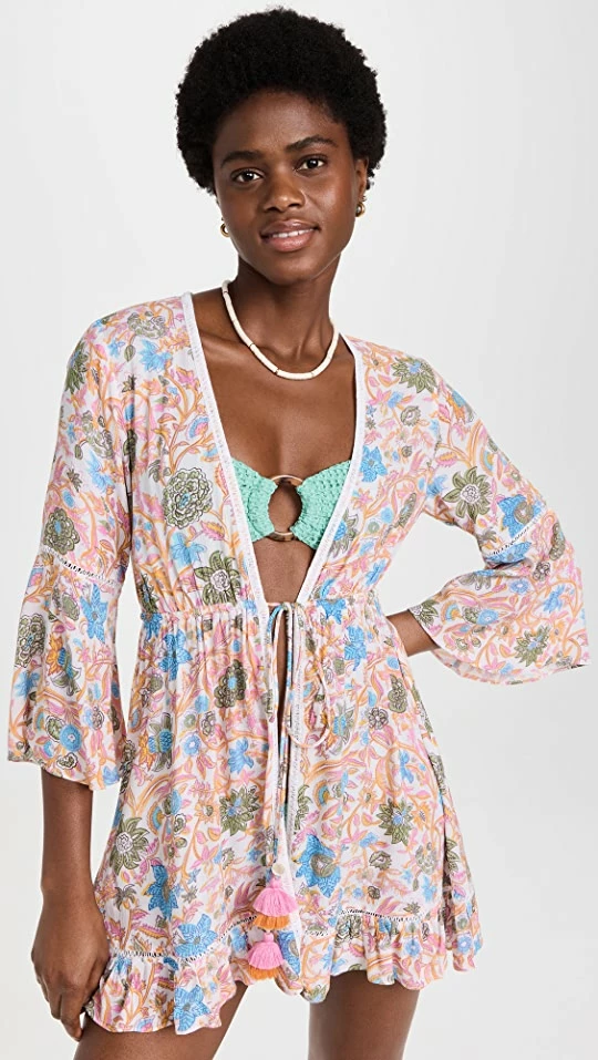 Best deal ⭐ Playa Lucila Mini Kimono Multi ???? 1 Best deal ⭐ Playa Lucila Mini Kimono Multi ????