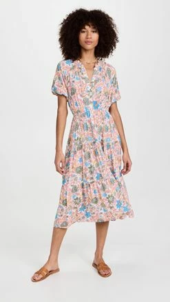 Buy ???? Playa Lucila Short Sleeve ???? Dress Multi ????