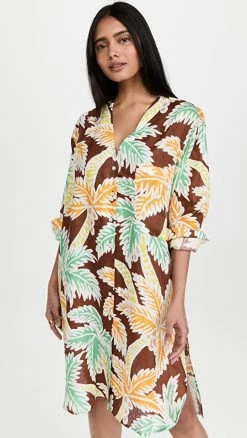 Best Pirce ???? Rachel Comey Gita ???? Dress Brown Multi ????