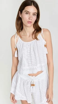 Discount ???? Ramy Brook Rocco Tops White ❤️