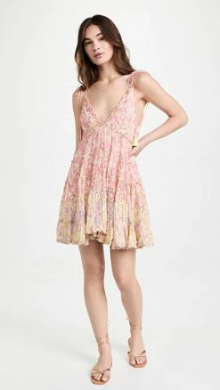 Cheapest ???? ROCOCO SAND Faye Short ???? Dress Peach And Butter Yellow ✨