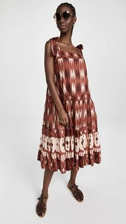 New ⭐ Ro's Garden Duna ???? Dress Brown ⌛