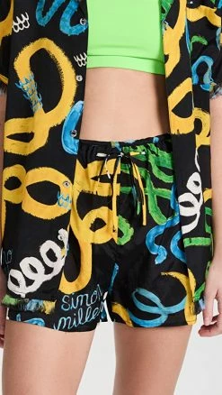 Cheap ???? Simon Miller Slash Shorts Snake Pit Print ????