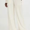 Top 10 ???? Sincerely Jules For Bandier Flint Ecosoft Wide Leg Pants Cream ⌛