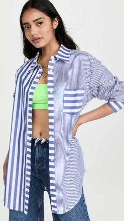 New ???? Solid & Striped The Oxford Tunic Midnight Blue ????