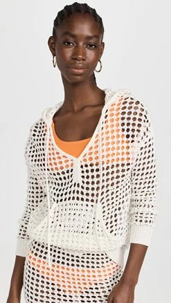 New ???? Solid & Striped The Baja Hoodie Marshmallow ????