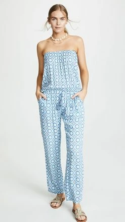 Best reviews of ???? TIARE HAWAII Jenny Jumpsuit Stellar Sky/Blue/Grey Print ????