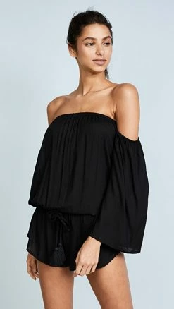 Top 10 ???? TIARE HAWAII Maddie Romper Black ????