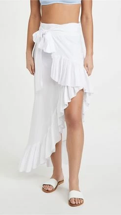 Cheapest ✨ TIARE HAWAII Tulip Wrap ???? Skirt White ❤️