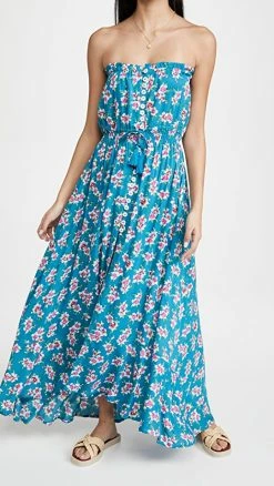 Budget ???? TIARE HAWAII Ryden Maxi ???? Dress Tropical Ocean ????