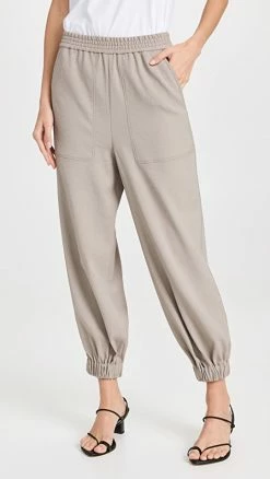 Brand new ???? Tibi Chalky Drape Plashet Joggers Mink Grey ❤️