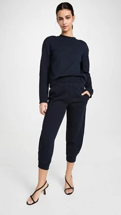 Best Sale ✨ Tibi Calder Sweatpants Navy ????