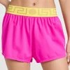 Cheapest ???? Versace Lycra Vita Re Swim Shorts Fuxia+Giallo ????