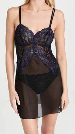 Top 10 ???? Wacoal Instant Icon Chemise Black/Eclipse ????