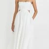 Hot Sale ???? Zimmermann Jude Scallop Midi ???? Dress Ivory ????